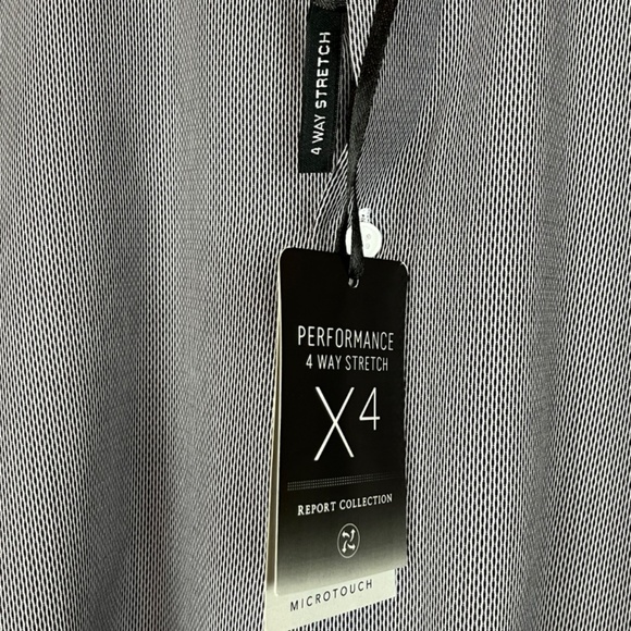 NWT Report Collection X4 Slim Fit Stretch Purple Shirt; Size XL - Picture 3 of 8